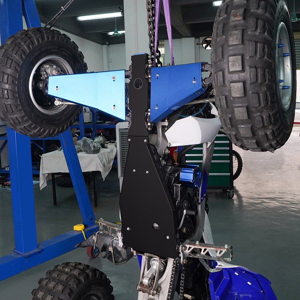 Full Chassis Glide Swing Arm Skid Plate Guard For Yamaha YFZ450R 09-26