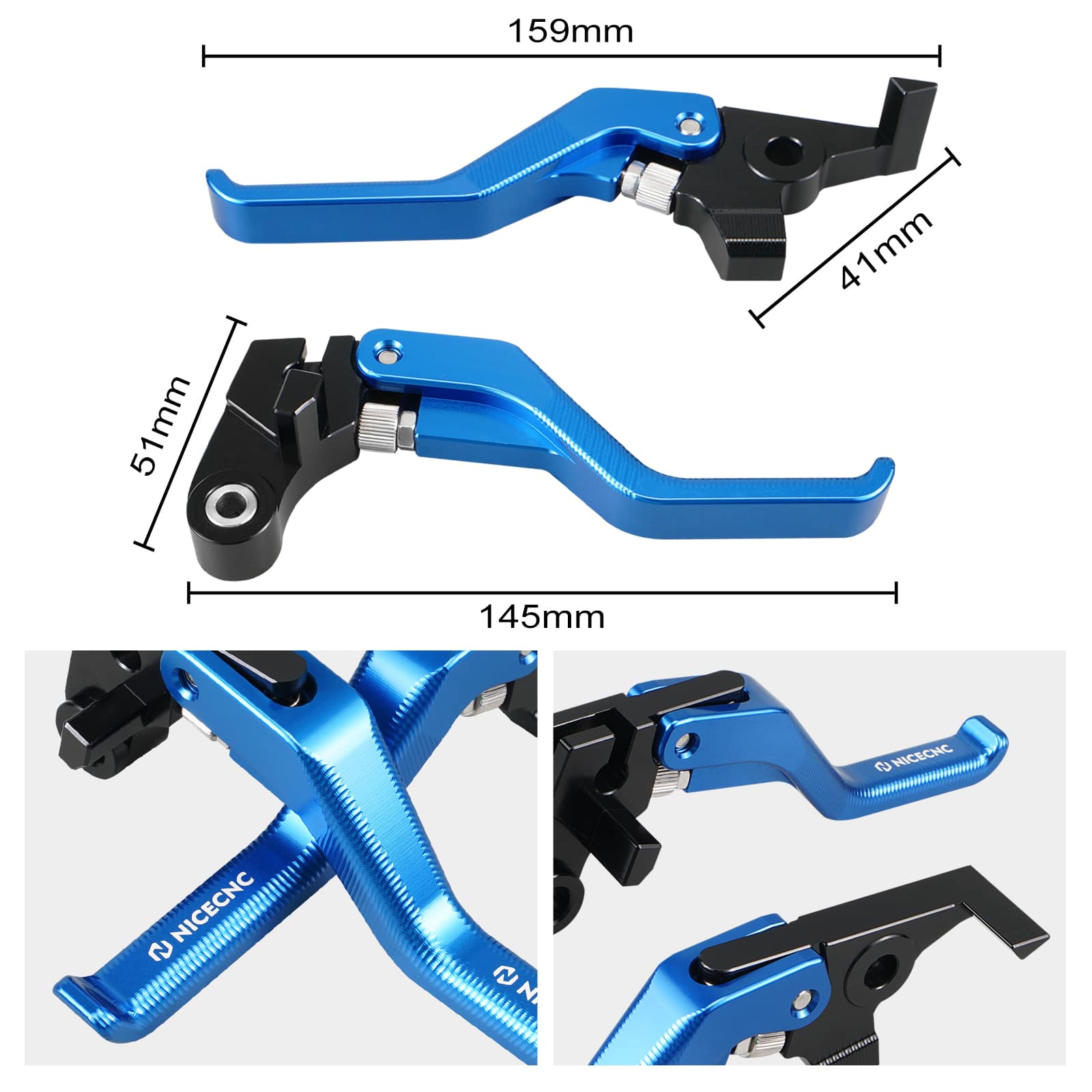 Shorty Brake Clutch Lever for Yamaha Tenere 700 / XTZ700 2019-2025 XSR700 2018-2024 MT-07 2018-2020