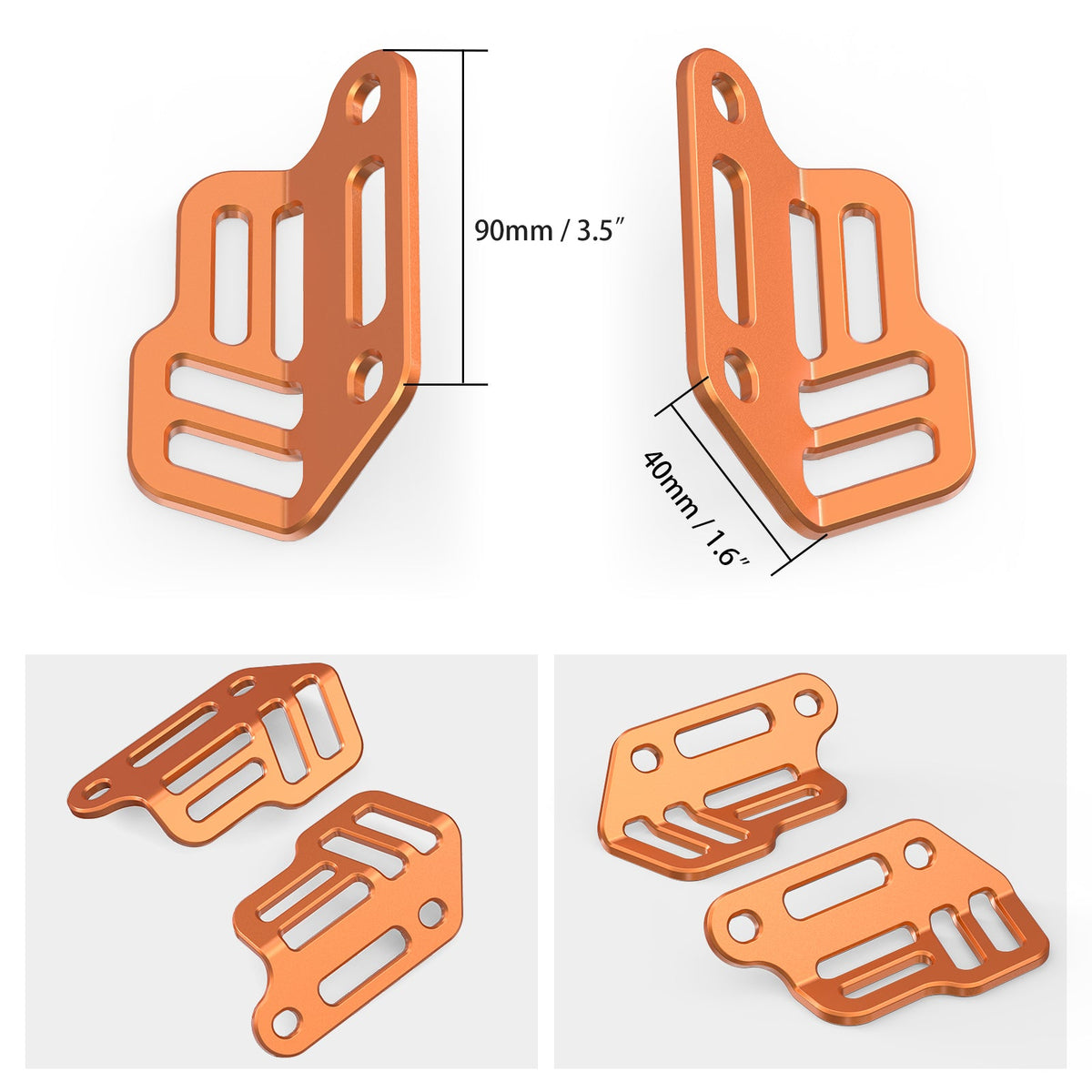 Tie Down Brackets Luggage Rack Side Bag Holders For KTM 790 890 Adventure R