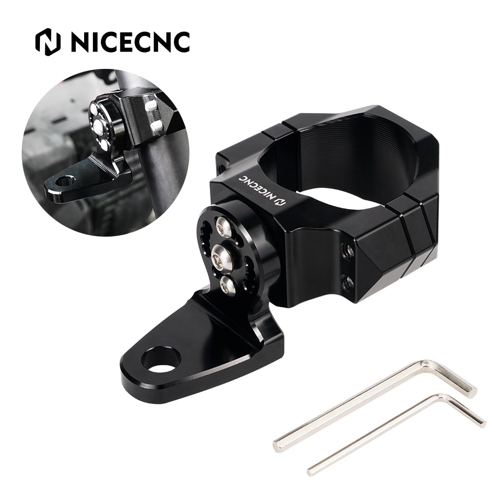 Whip Light Flagpole Light Mount Bracket Adjustable For 1.75-2" Roll Cage UTV ATV Position 1