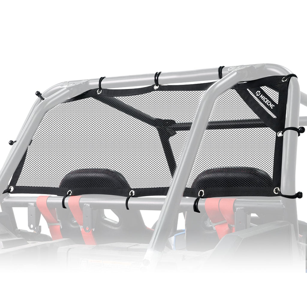 UTV Rear Window Mesh Net Sunshade Protection For Polaris RZR XP 1000 900 Turbo
