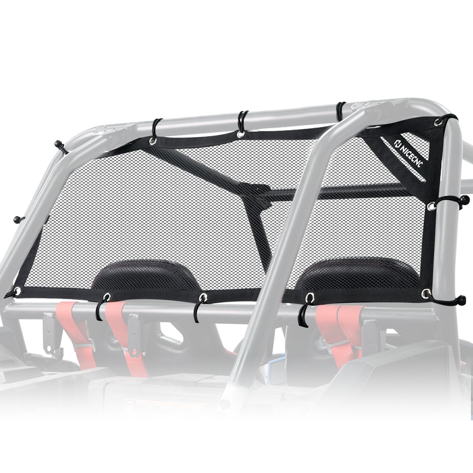UTV Rear Window Mesh Net Sunshade Protection For Polaris RZR XP 1000 900 Turbo