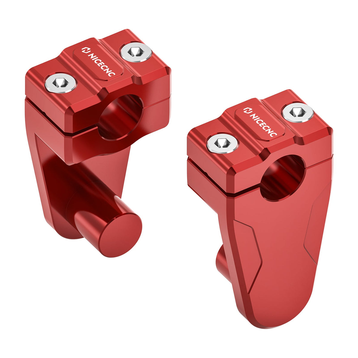 2" Pivoting Handlebar Risers Mount Clamps For Yamaha Raptor 700 R 13-26