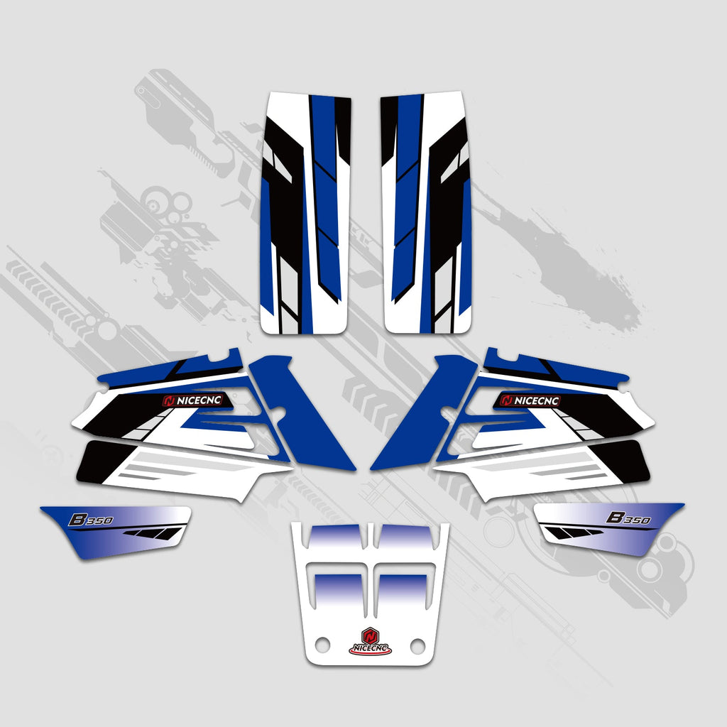 ATV Full Graphics Decals Stickers Kit For YAMAHA BANSHEE 350 1987-2006