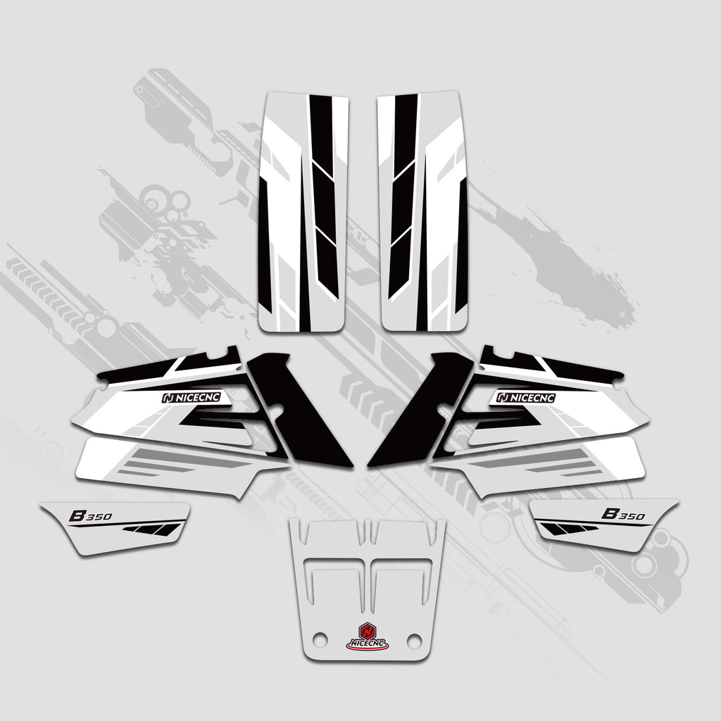 ATV Full Graphics Decals Stickers Kit For YAMAHA BANSHEE 350 1987-2006