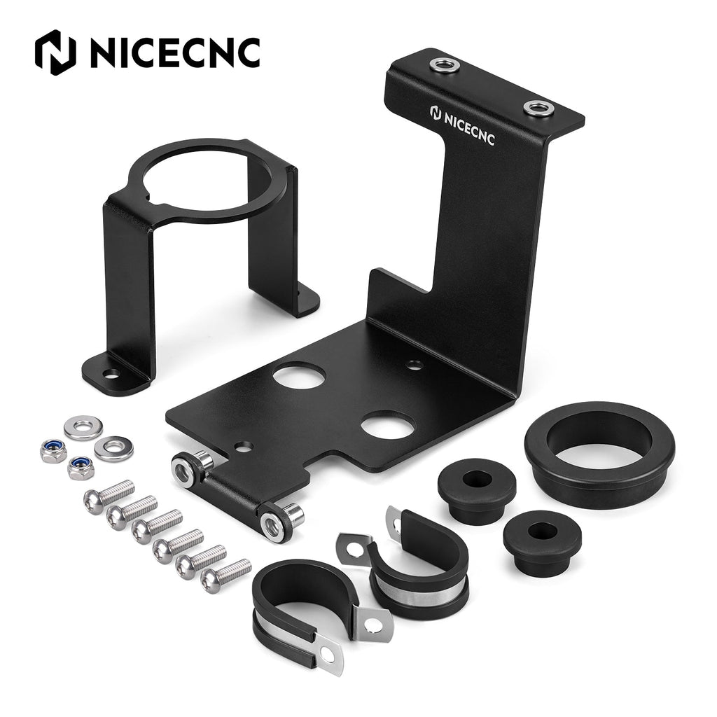 Coolant Reservoir Tank Relocation Bracket Clamp Kit For Yamaha Banshee 350