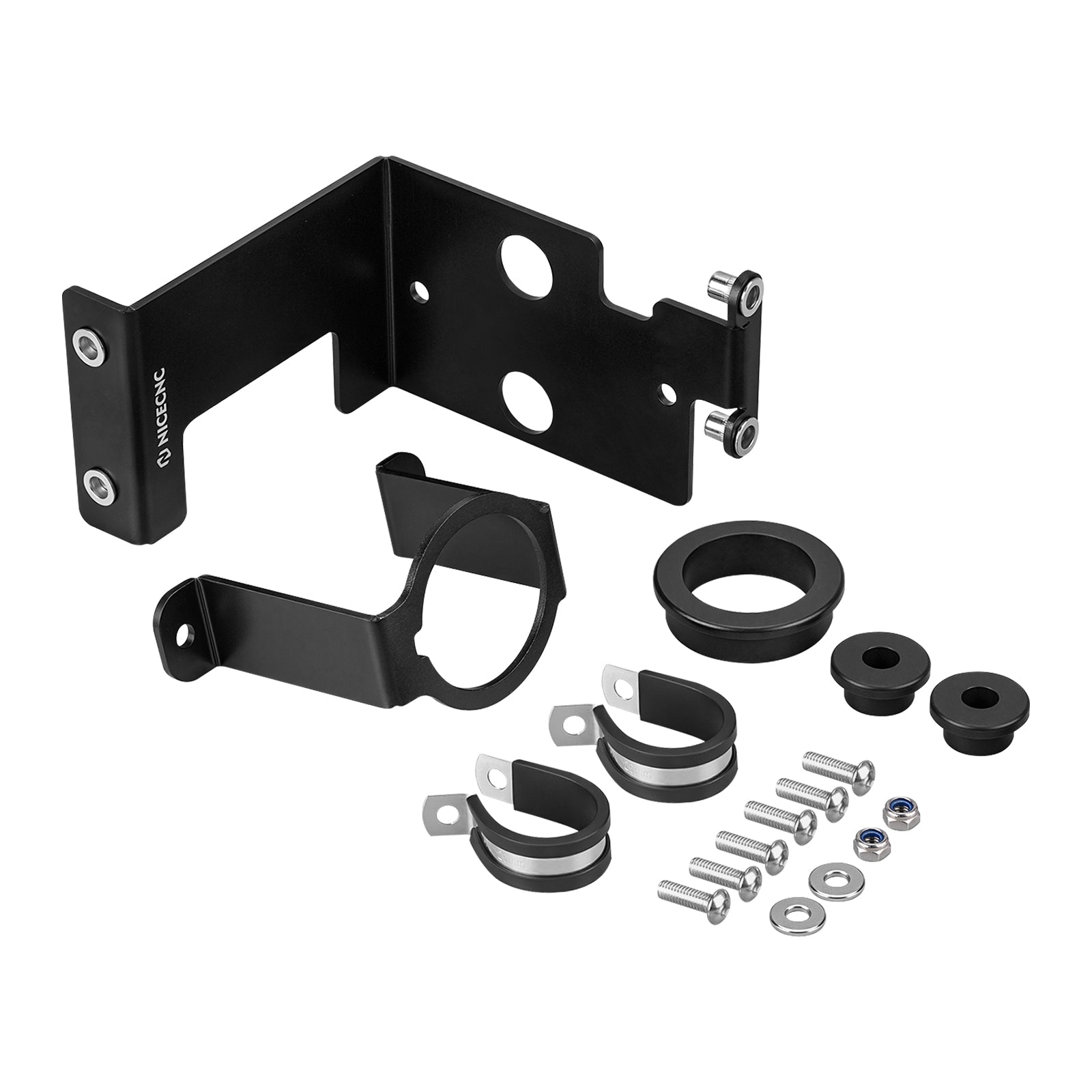Coolant Reservoir Tank Relocation Bracket Clamp Kit For Yamaha Banshee 350