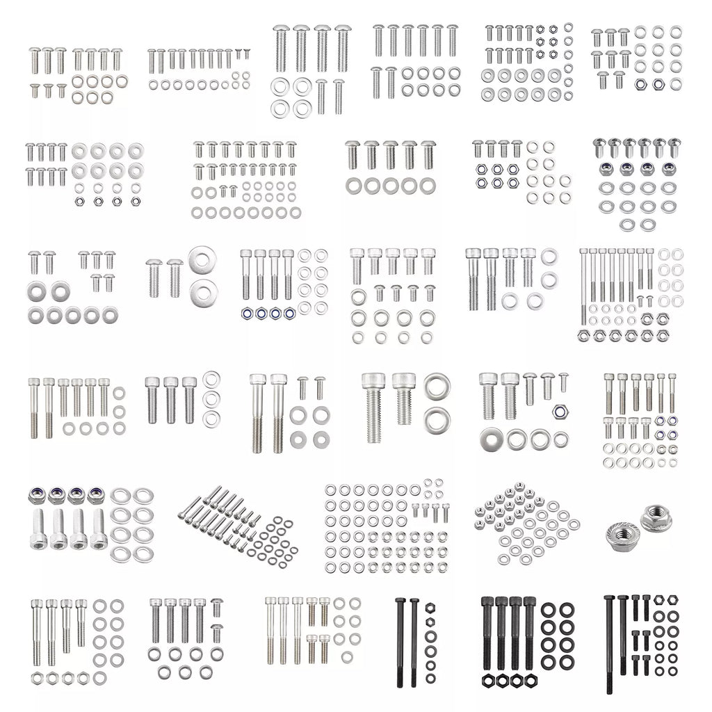 ATV 616piece Body Mount Bolts Screws Nuts Hardware Kit For Yamaha Banshee 350