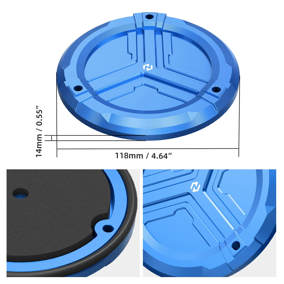 Crankcase Clutch Cover Insert w/Cushioning Pad For Yamaha Banshee 350
