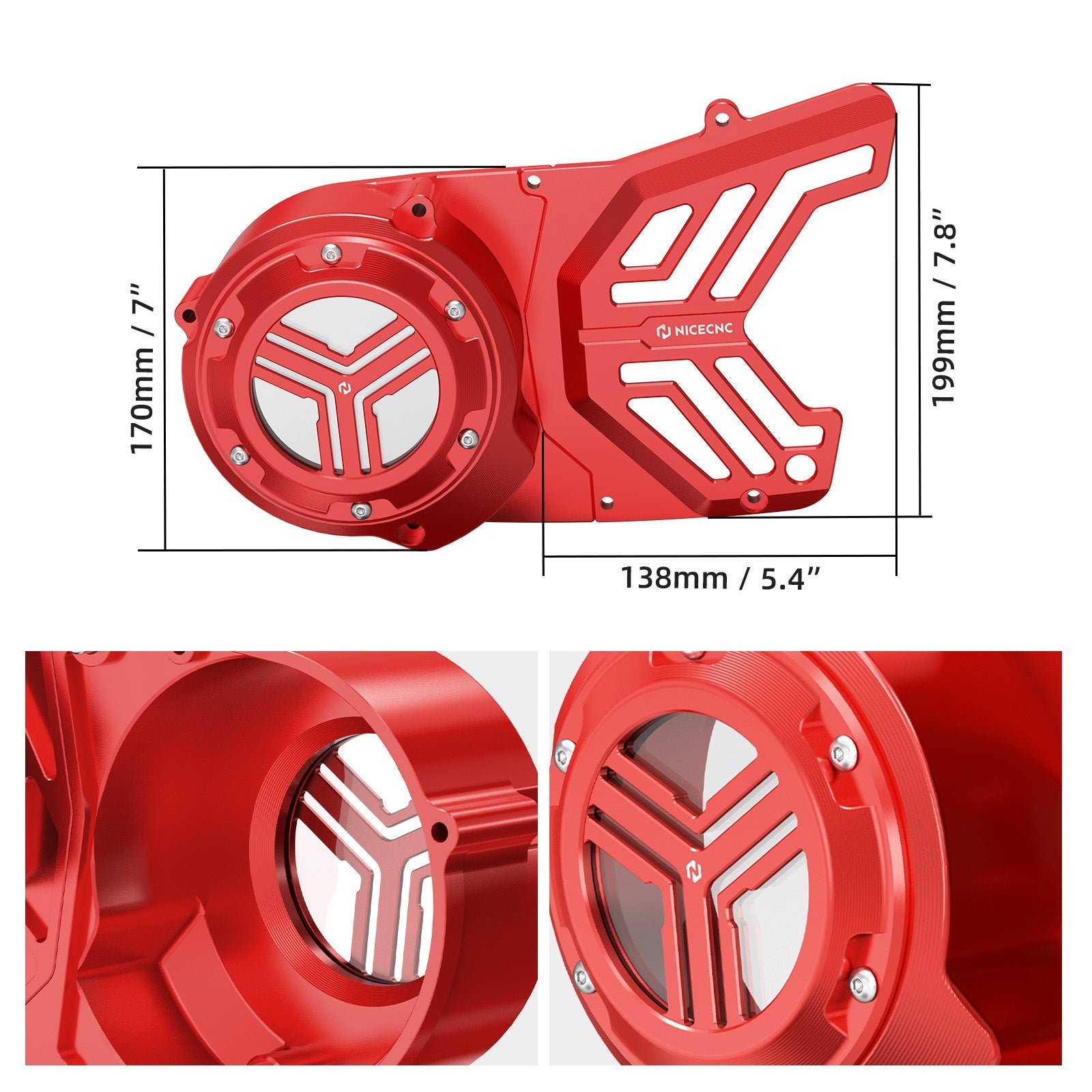 Left Engine Stator Crankcase Cover For Yamaha Banshee 350 1987-2006