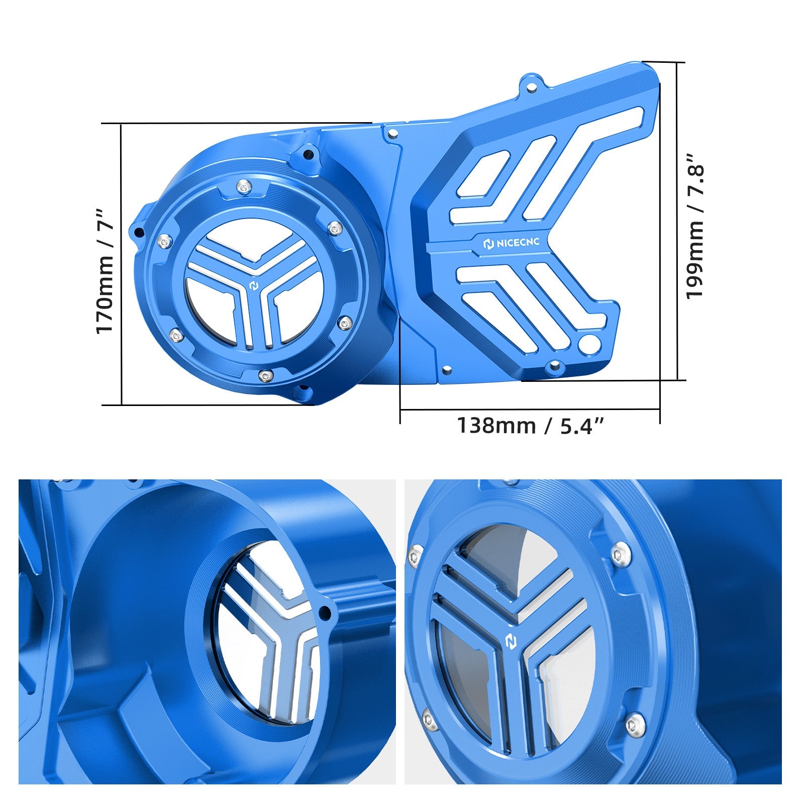 Left Engine Stator Crankcase Cover For Yamaha Banshee 350 1987-2006