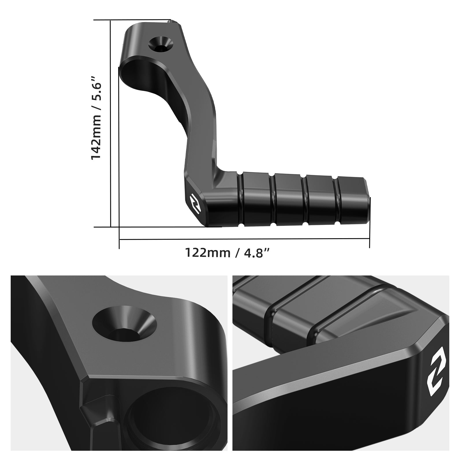 Extended Rear Brake Pedal + Kick Starter Lever For Yamaha Banshee 350