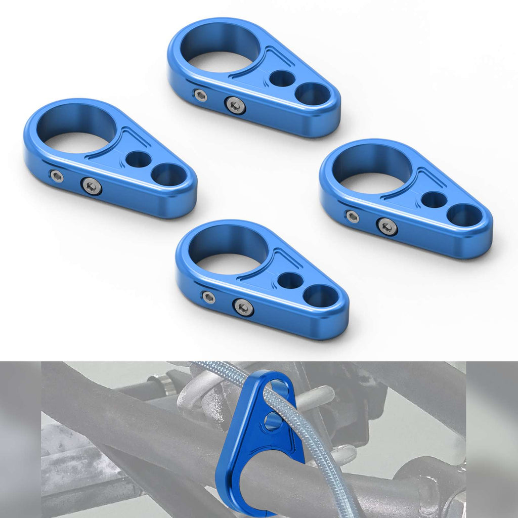 ATV 4PCS A-Arm Brake Line Cable Clamps For Yamaha Banshee 350 Blaster 200
