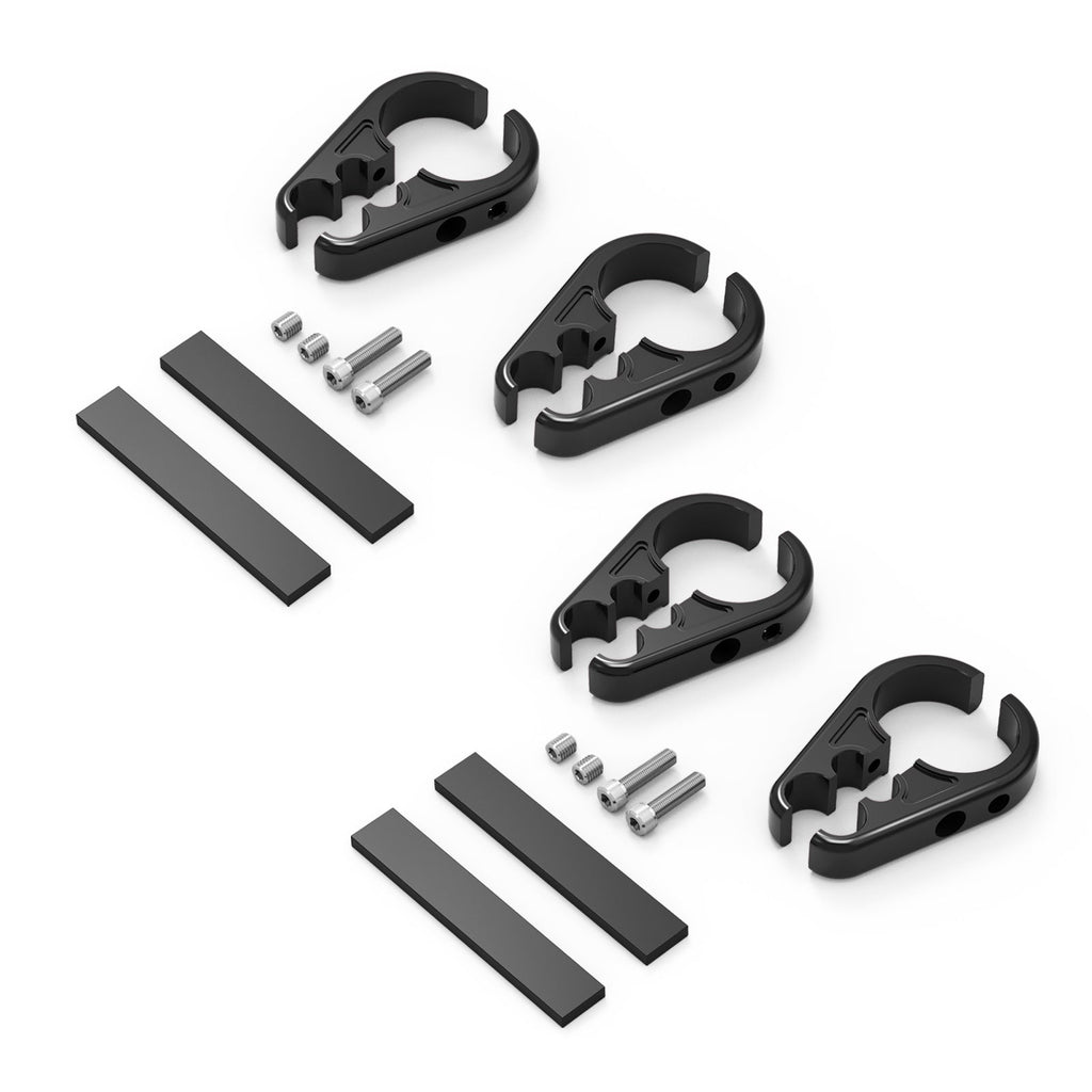 ATV 4PCS A-Arm Brake Line Cable Clamps For Yamaha Banshee 350 Blaster 200