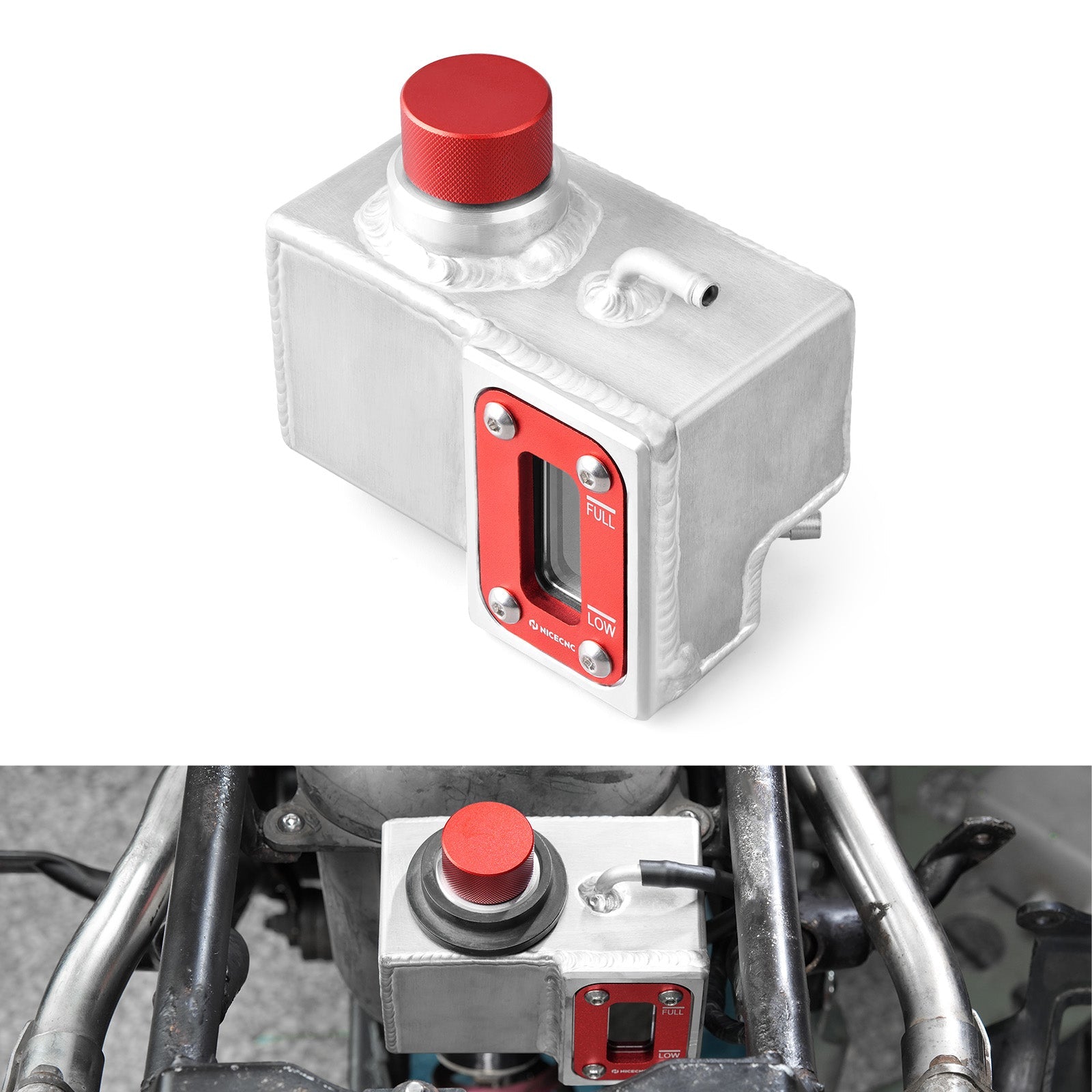 Coolant Reservoir Expansion Overflow Tank For Yamaha Banshee 350