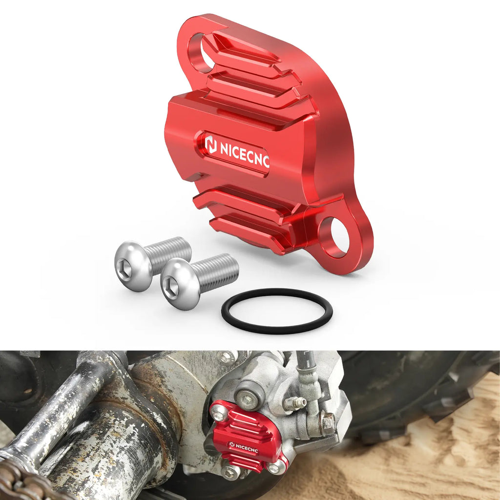 Rear Parking Brake Caliper Block Off Plate Kit For Yamaha Banshee 350