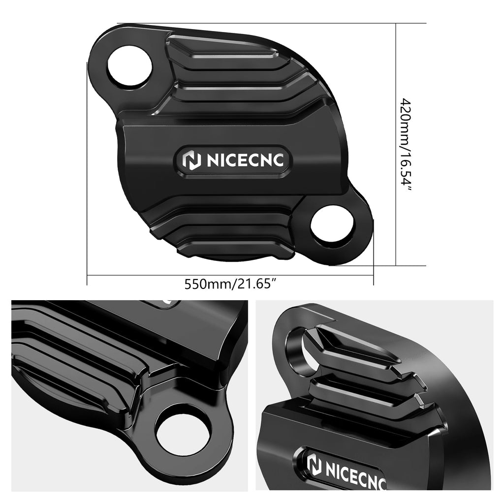 Rear Parking Brake Caliper Block Off Plate Kit For Yamaha Banshee 350