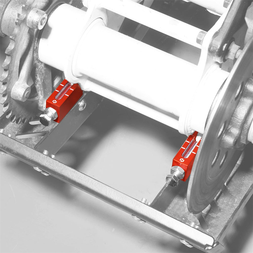 Axle Blocks Chain Adjusters Puller Carrier For Yamaha Blaster 200 1988-2006