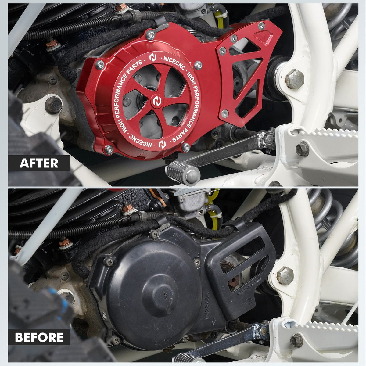 Crankcase Engine Stator Flywheel Cover Guard For Yamaha Blaster 200