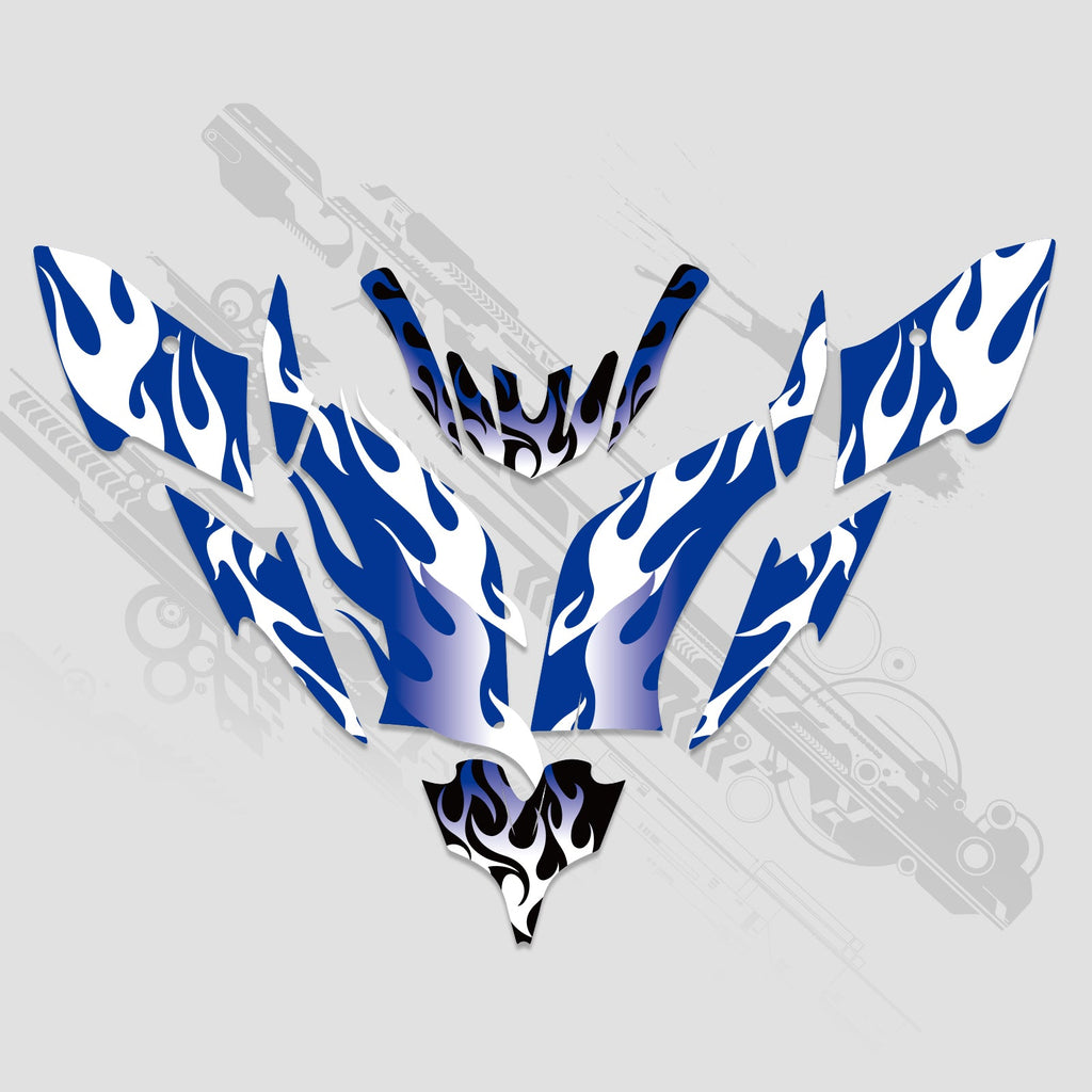 ATV Full Graphics Decals Stickers Kit For YAMAHA Raptor 250 2008-Present