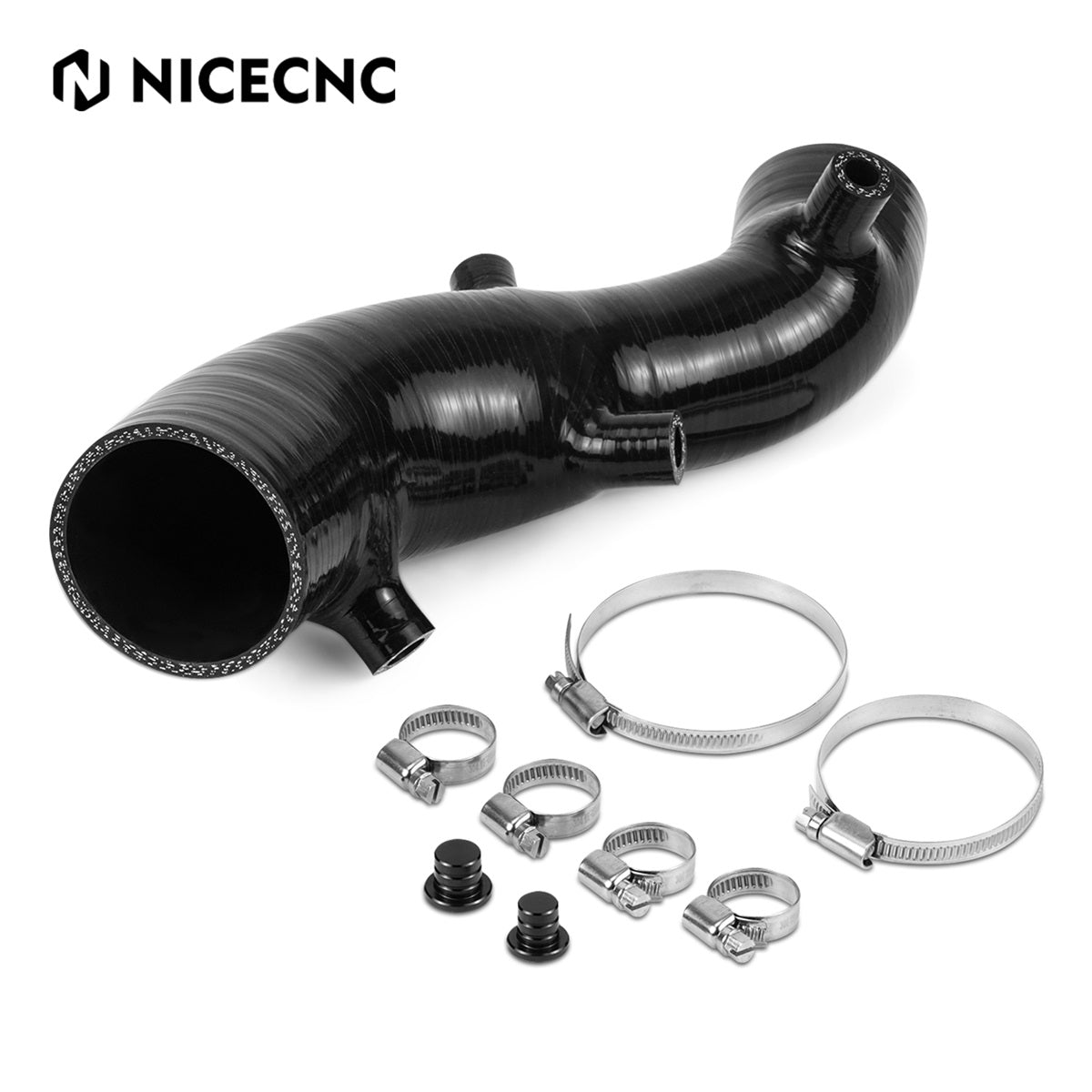 Reinforced Silicone Air Intake Hose Kit For Yamaha Raptor 700 R 2009-2026