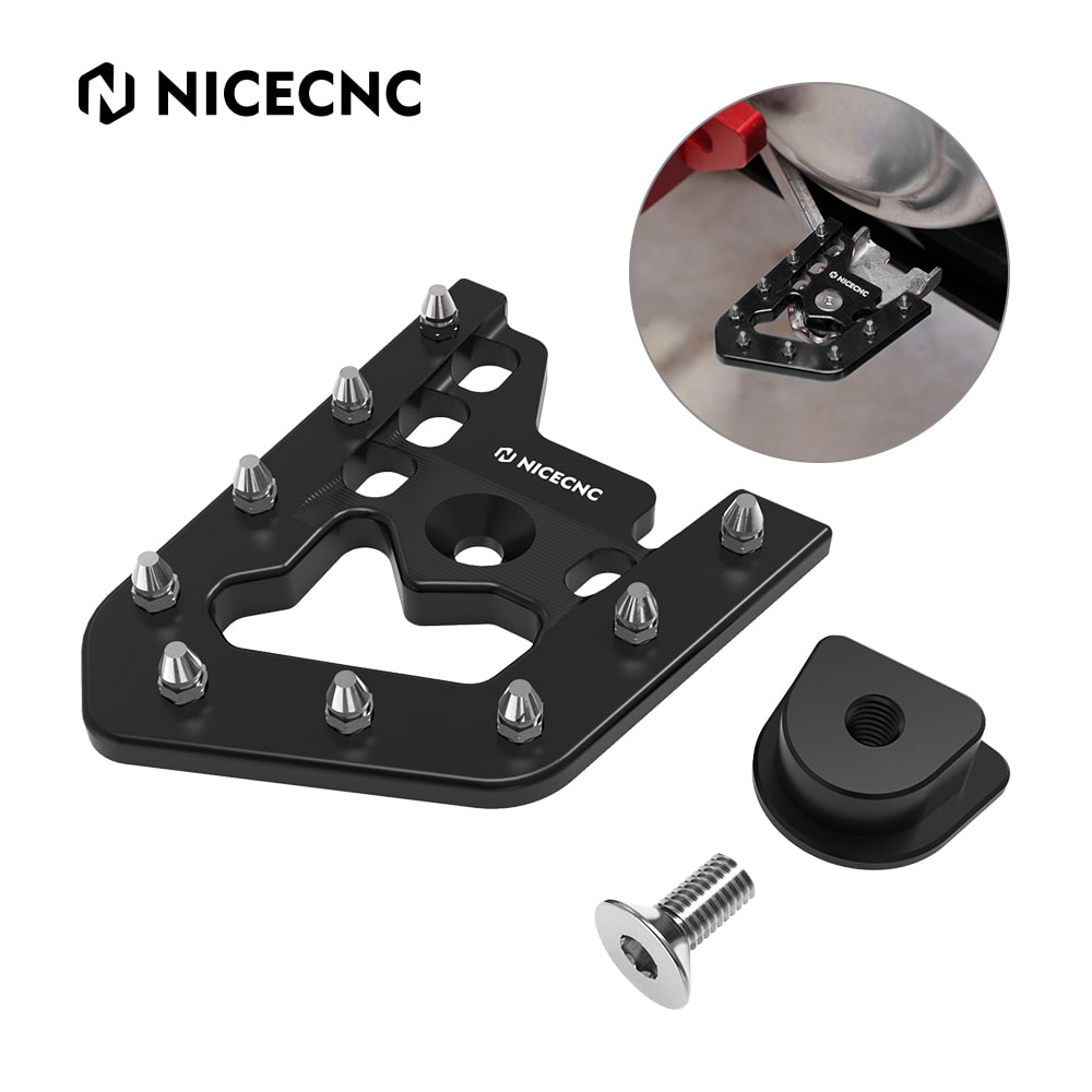 ATV Rear Brake Pedal Lever Extender Plate Tip For Yamaha Raptor 700 R 2013-2026 Position 8