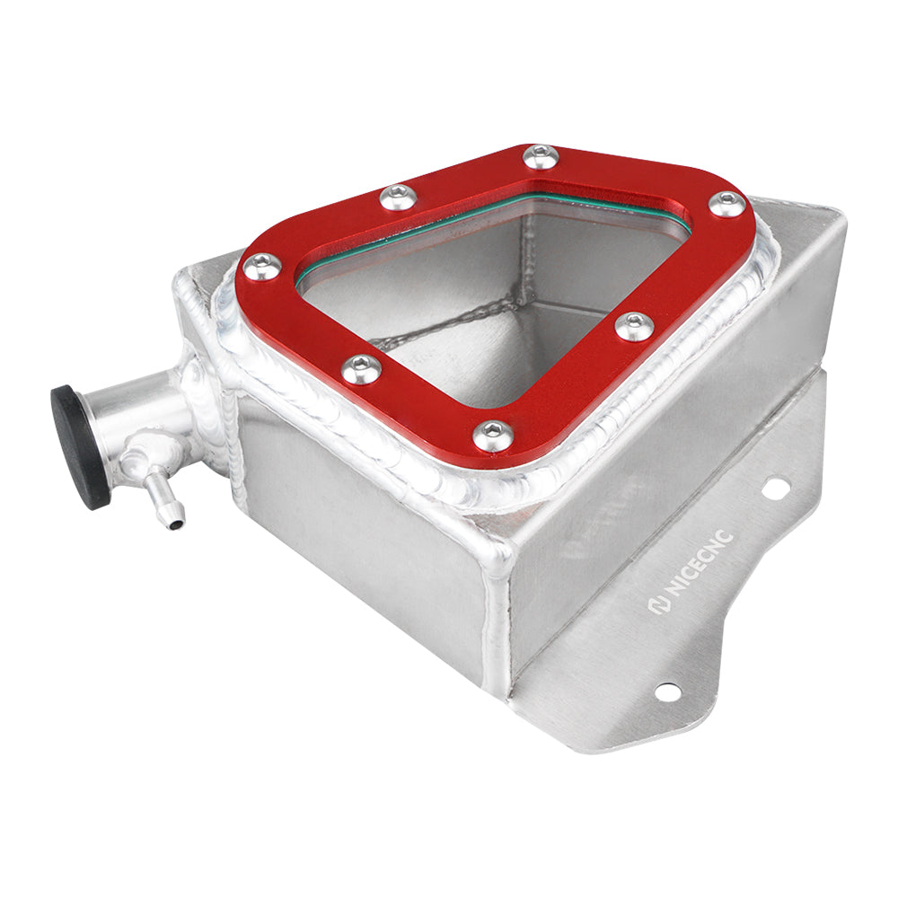 Transparent Overflow Coolant Radiator Recovery Tank For Yamaha Raptor 700 700R