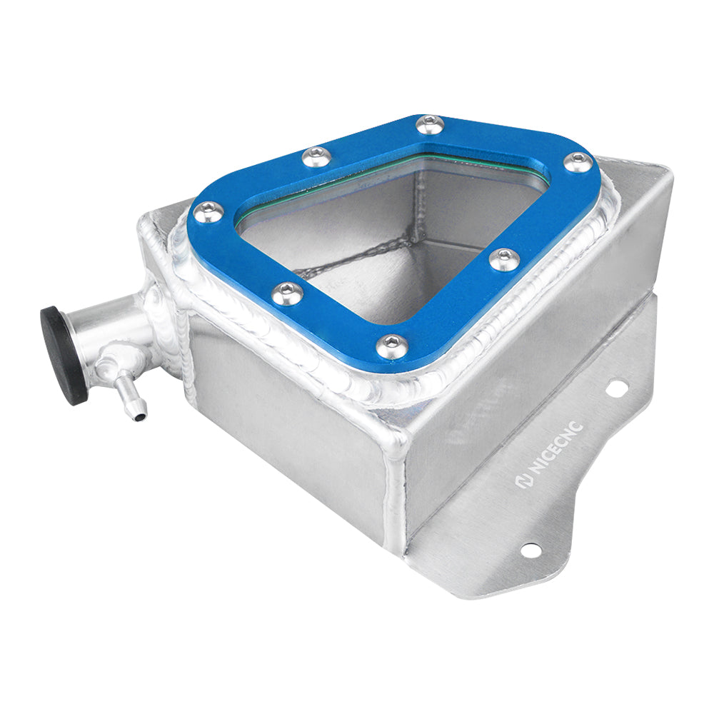 Transparent Overflow Coolant Radiator Recovery Tank For Yamaha Raptor 700 700R