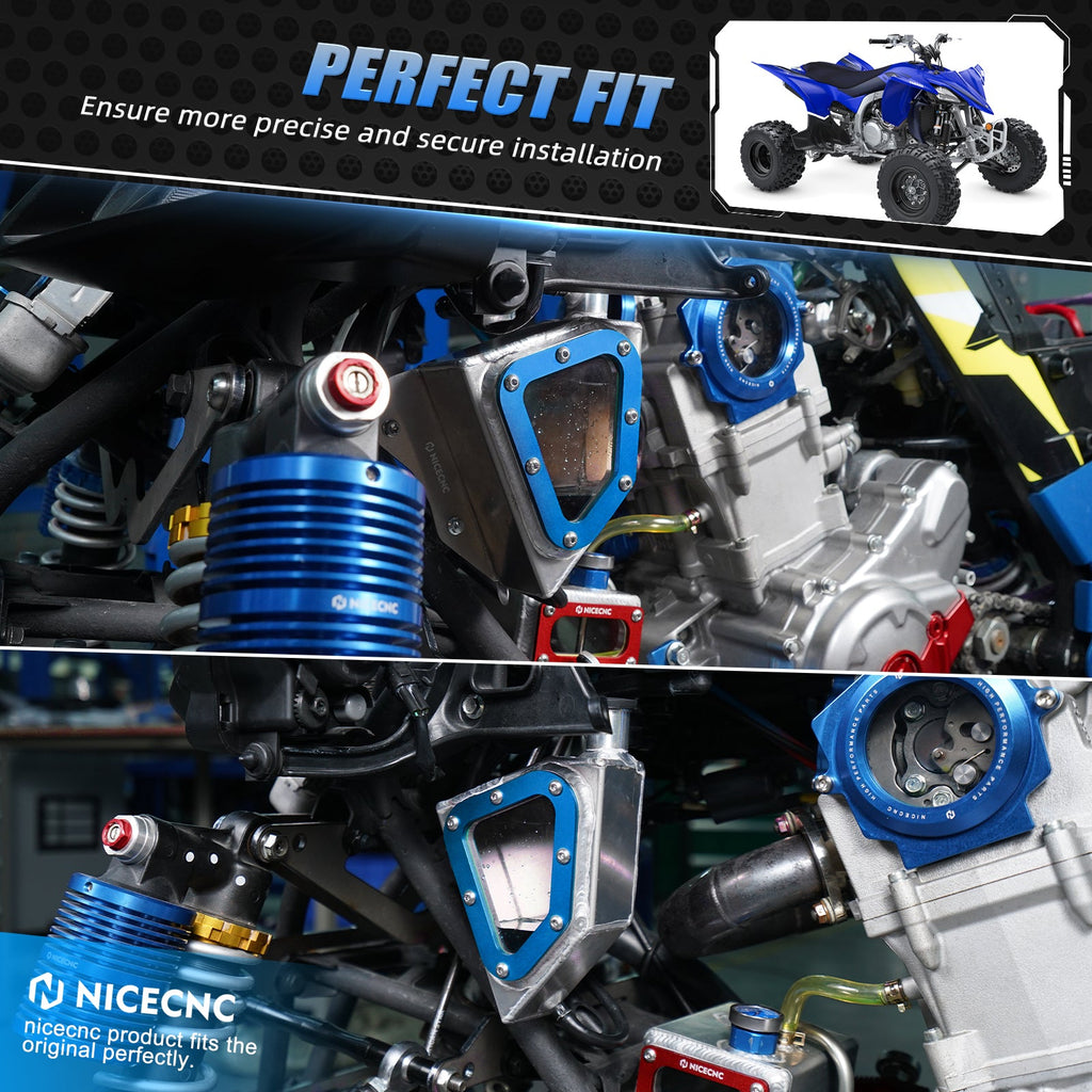 Transparent Oil Tank Cooler Reservoir Bottle For Yamaha Raptor 700 R 13-26
