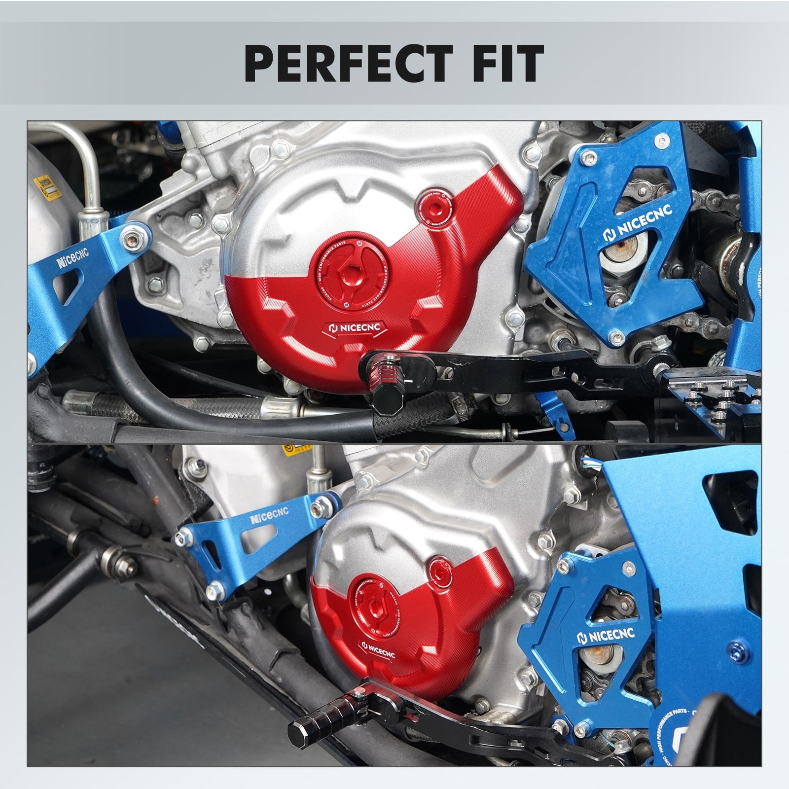 Crankcase Cover & Engine Timing Plug Kit For Yamaha Raptor 700 R 2006-2026