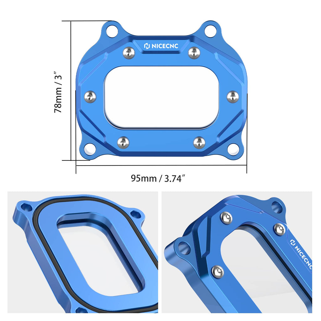 Transparent Cylinder Head Side Cover For Yamaha Raptor Grizzly Kodiak 700 R