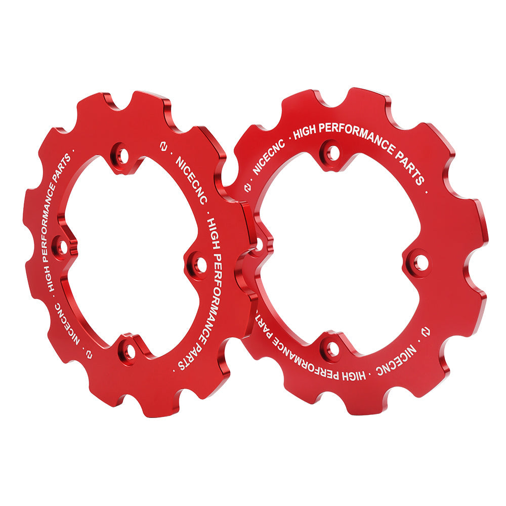 Rear Dual Sprocket Guards Chain Protector For Yamaha Raptor 700 R 06-26