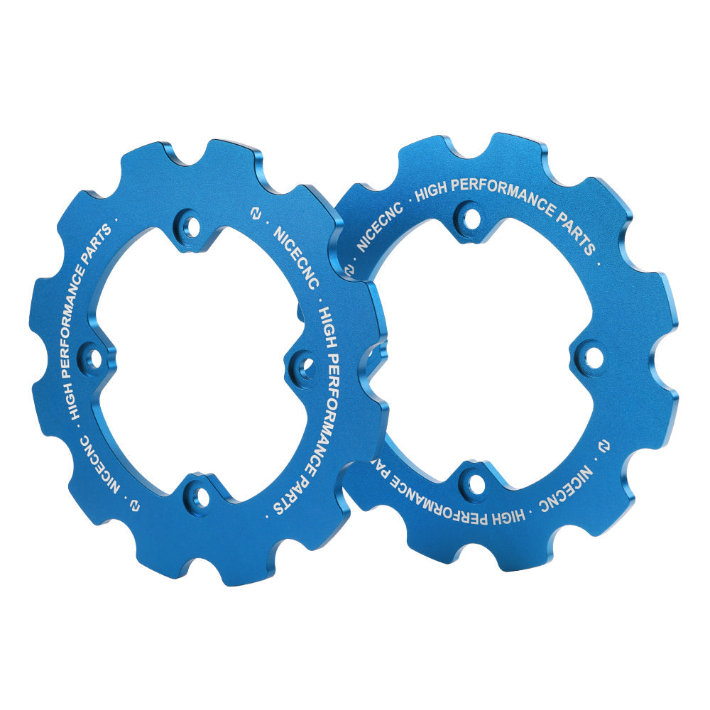 Rear Dual Sprocket Guards Chain Protector For Yamaha Raptor 700 R 06-26