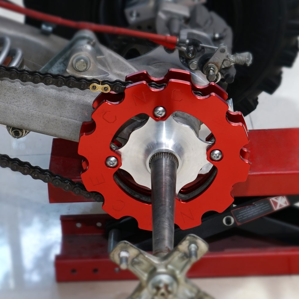 Rear Dual Sprocket Guards Chain Protector For Yamaha Raptor 700 R 06-26