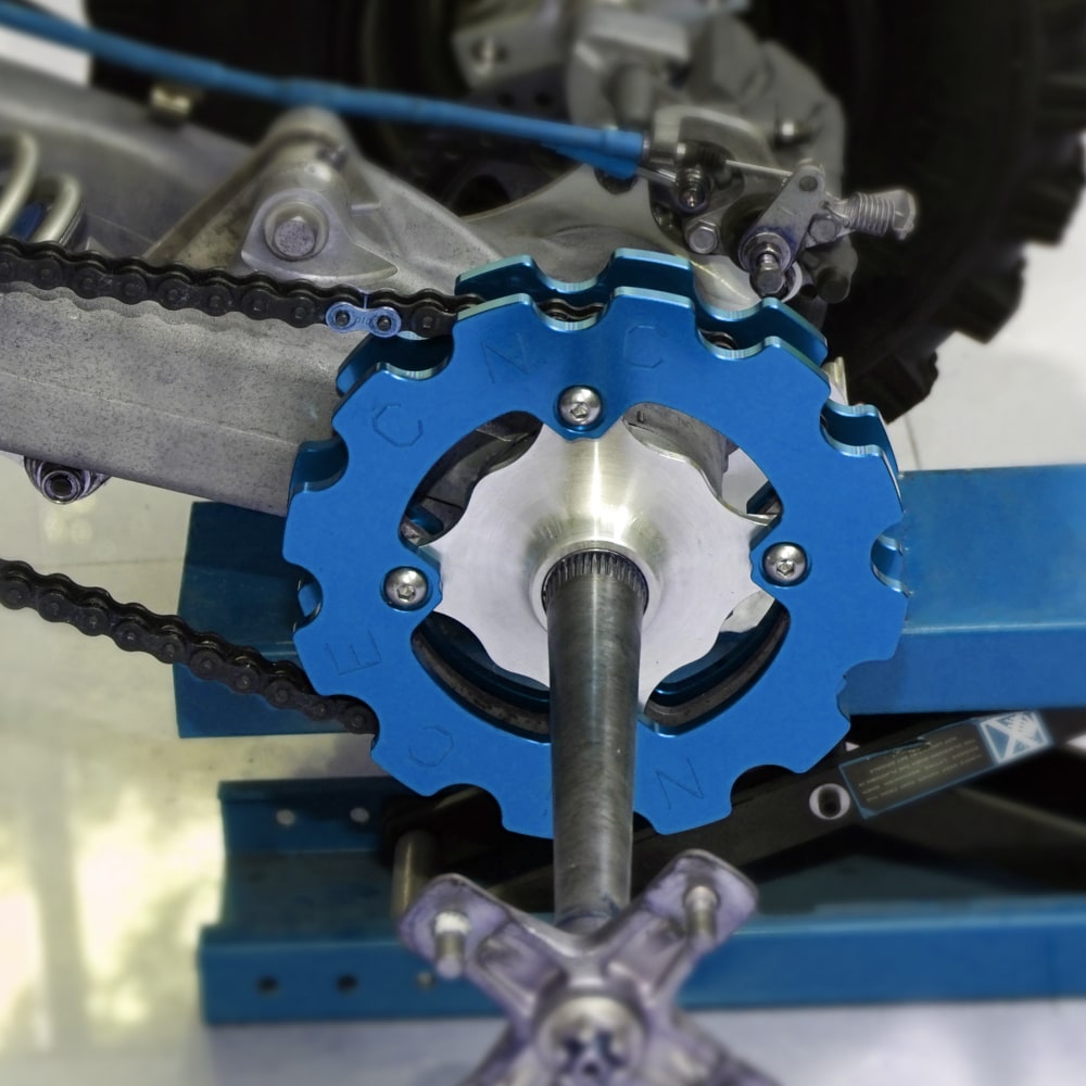 Rear Dual Sprocket Guards Chain Protector For Yamaha Raptor 700 R 06-26