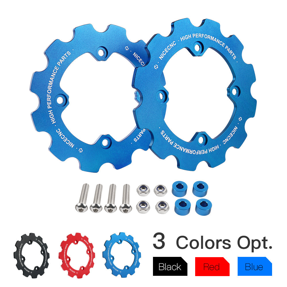 Rear Dual Sprocket Guards Chain Protector For Yamaha Raptor 700 R 06-26