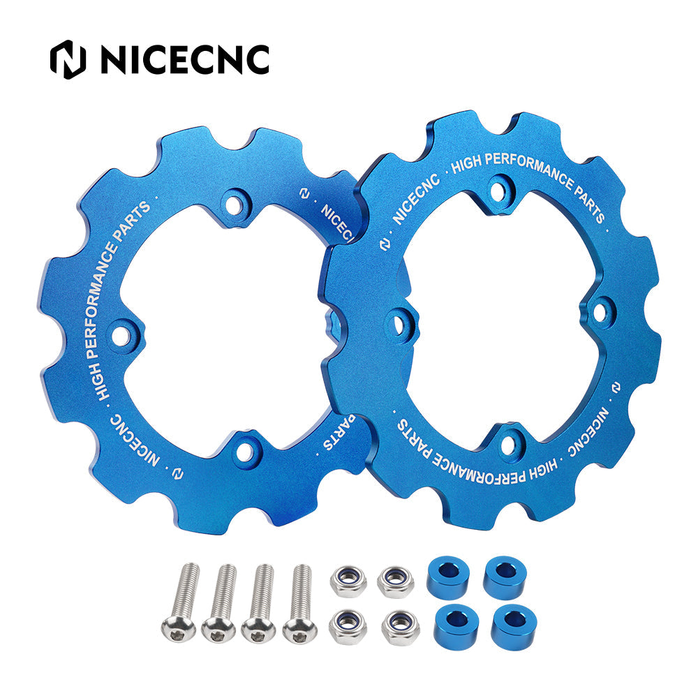 Rear Dual Sprocket Guards Chain Protector For Yamaha Raptor 700 R 06-26