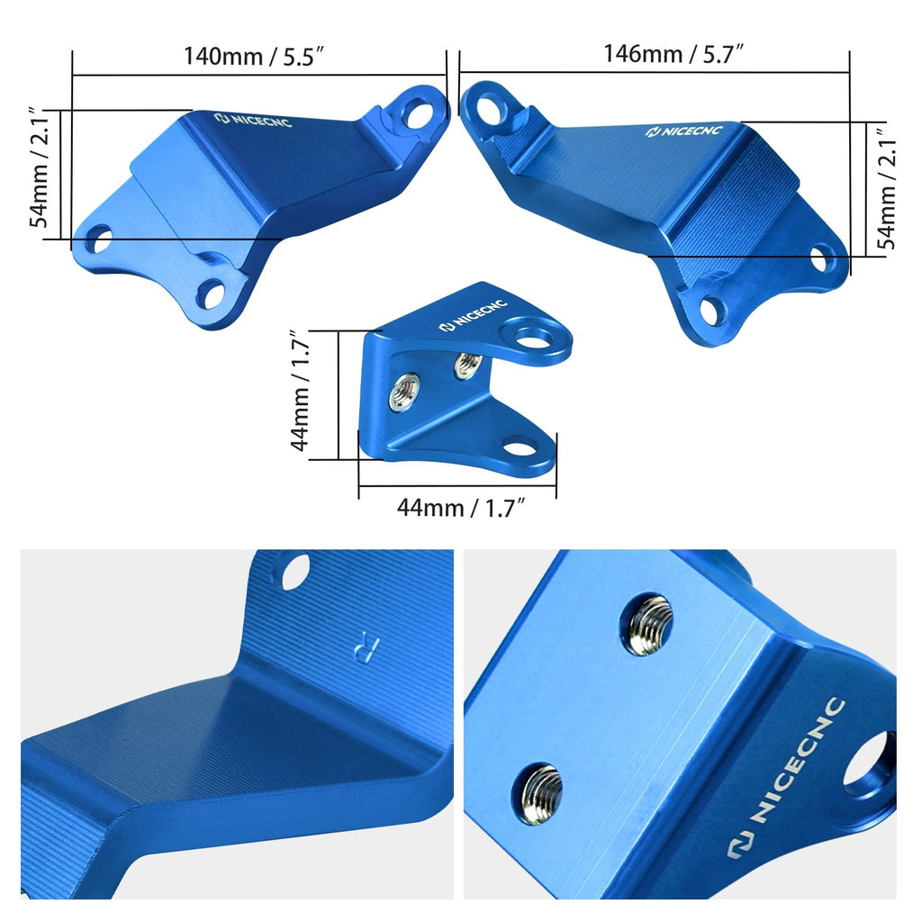 Engine Stay Mounting Holder Bracket Kit Thickened For Yamaha Raptor 700 R 2008-2026