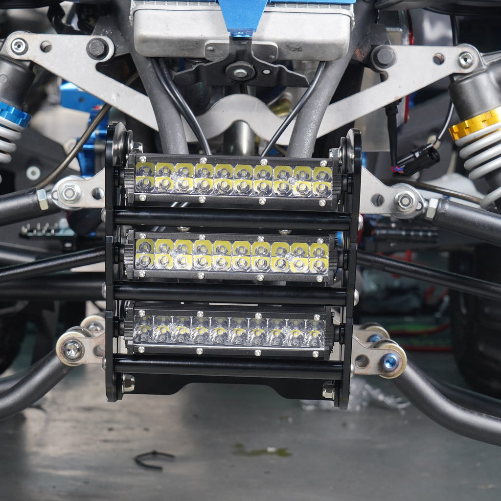 ATV Front Bumper w/LED Head Lights Bar Kit For Yamaha Raptor 700 R 2013-2026