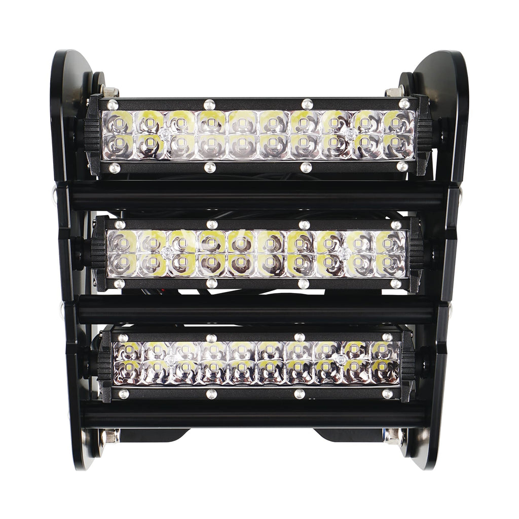 ATV Front Bumper w/LED Head Lights Bar Kit For Yamaha Raptor 700 R 2013-2026