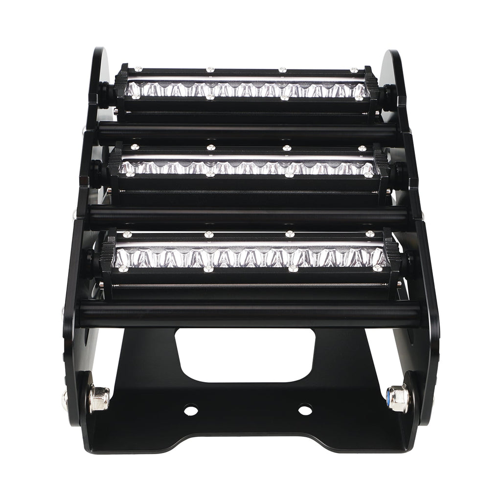 ATV Front Bumper w/LED Head Lights Bar Kit For Yamaha Raptor 700 R 2013-2026