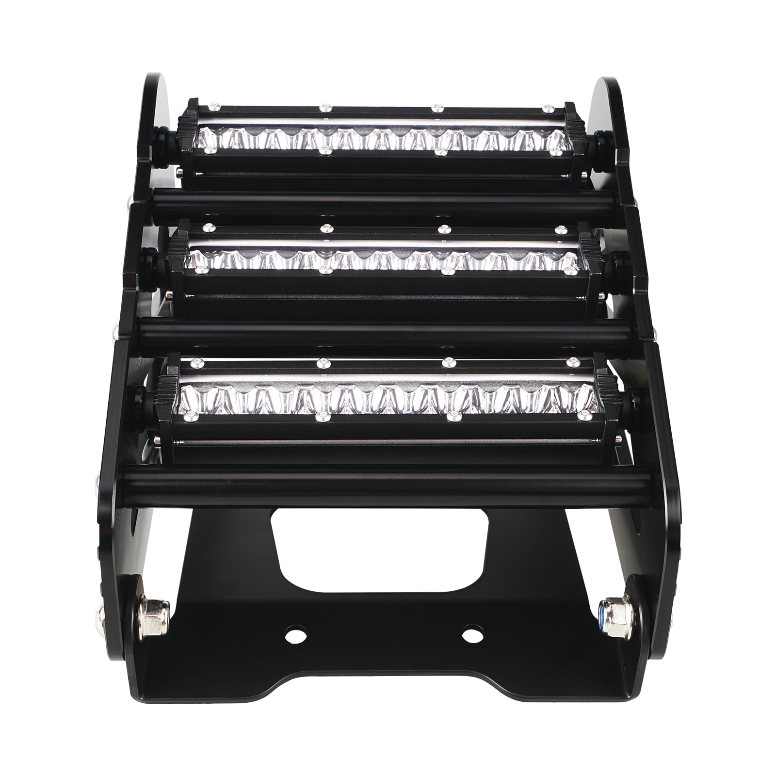 ATV Front Bumper w/LED Head Lights Bar Kit For Yamaha Raptor 700 R 2013-2026