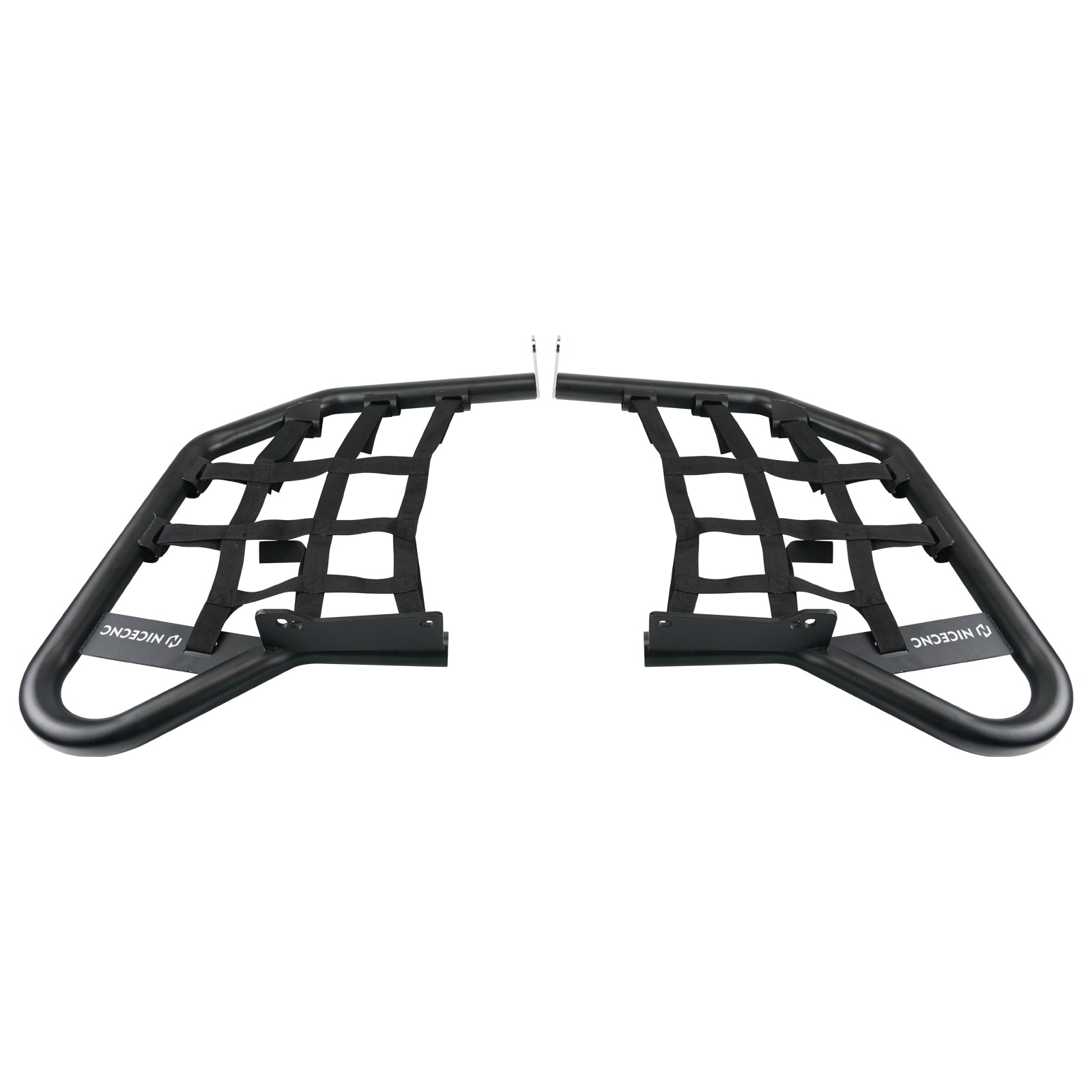 ATV Foot Peg Nerf Bars Heel Guards w/Webbing For Yamaha Raptor 700 700R 06-26