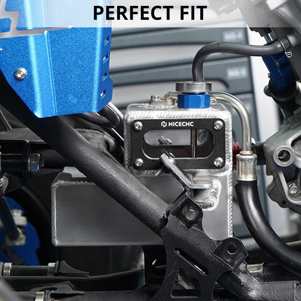 Transparent Oil Tank Cooler Reservoir Bottle For Yamaha Raptor 700 R 13-26
