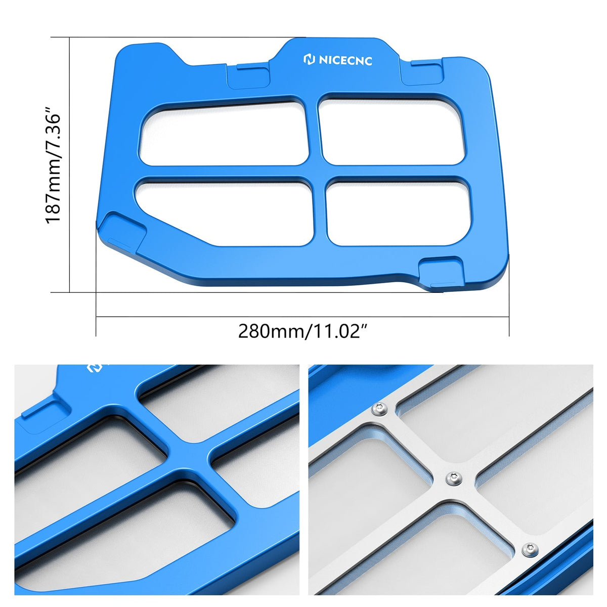 ATV Air Box Lid Cover Cap Cleaner Case For Yamaha Raptor 700 700R 2006-2026