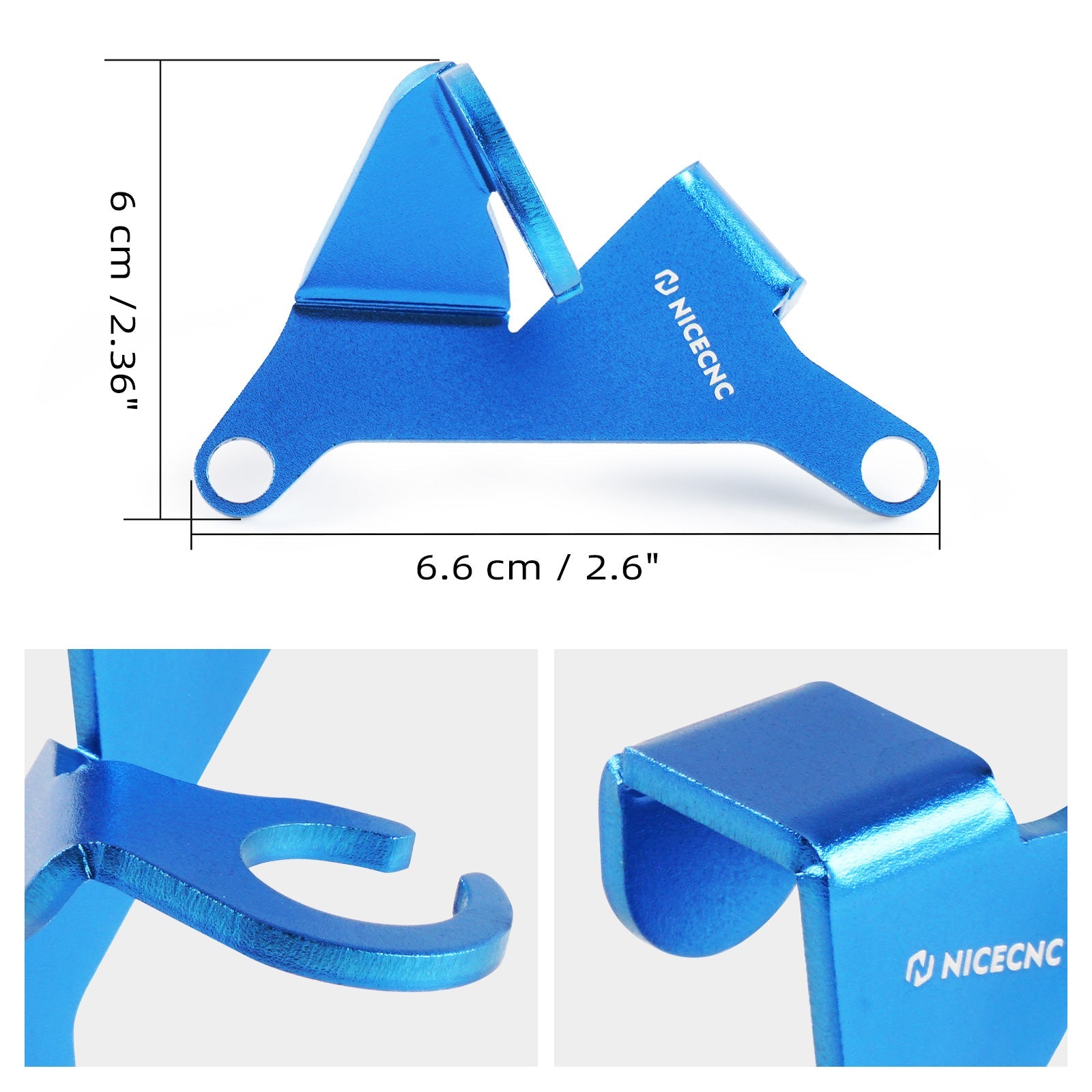 ATV Crankcase Cover Holder Brake Line Clamp For Yamaha Raptor 700 700R 2006-2026
