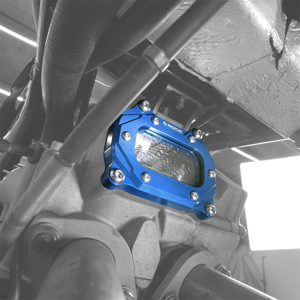 Transparent Cylinder Head Side Cover For Yamaha Raptor Grizzly Kodiak 700 R