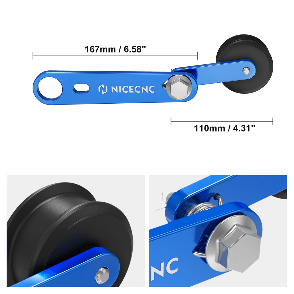 ATV Drive Chain Tensioner Roller Slider For Yamaha Raptor 700 700R 2013-2026
