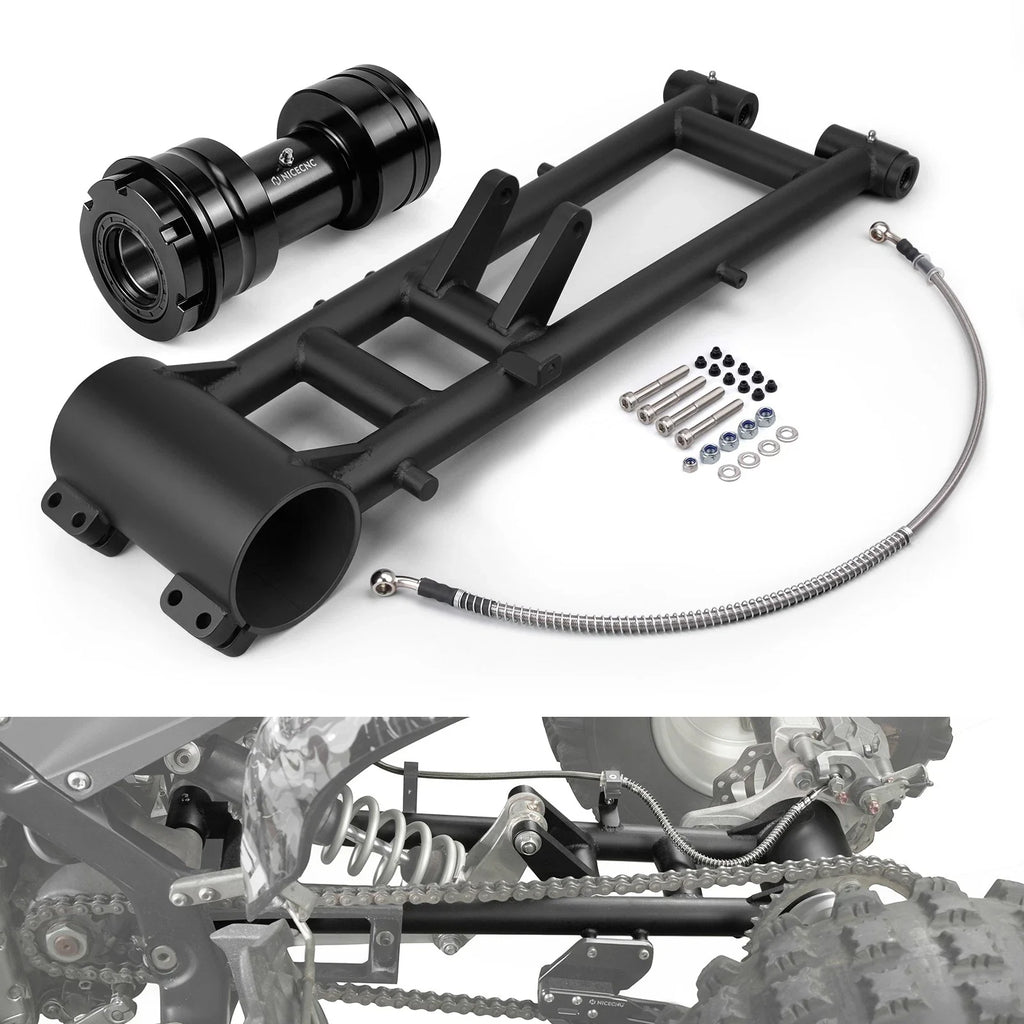 Extended +6" Swingarm & Rear Axle Bearing Carrier For Yamaha Raptor 700 R