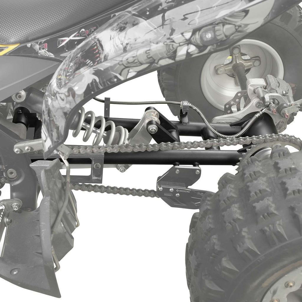 Extended +6" Swingarm & Rear Axle Bearing Carrier For Yamaha Raptor 700 R